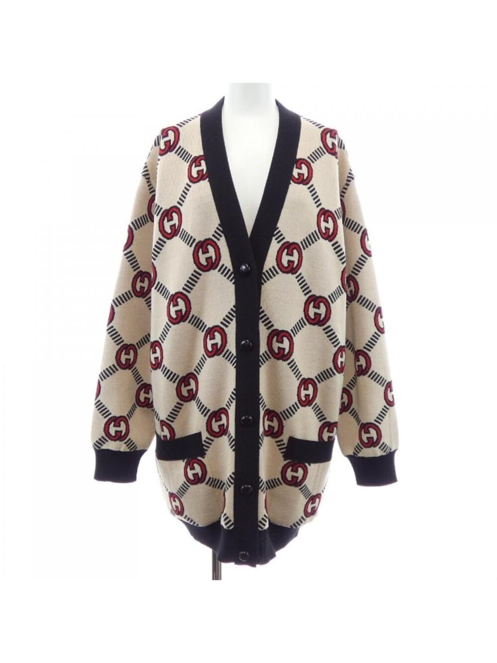 Gucci Interlocking Cardigan Black